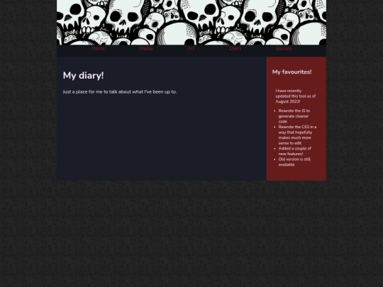 pages/diary screenshot