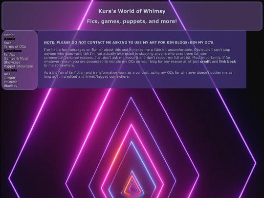 about-ocs screenshot