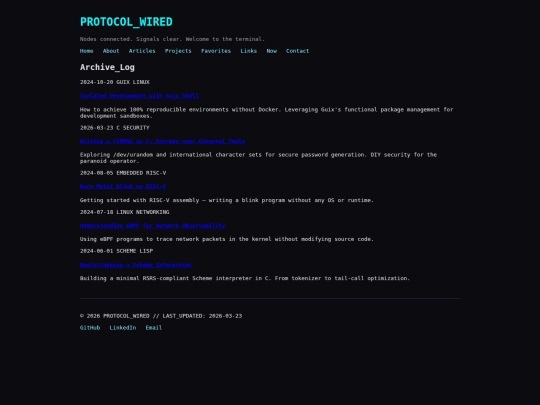 articles screenshot