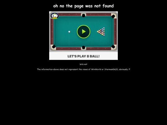 not_found screenshot