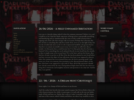 blog screenshot