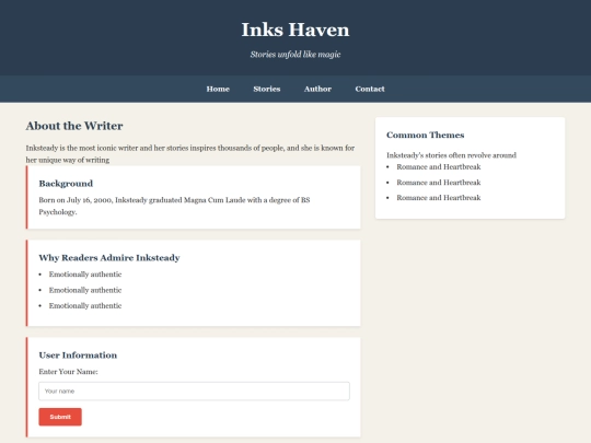 index screenshot