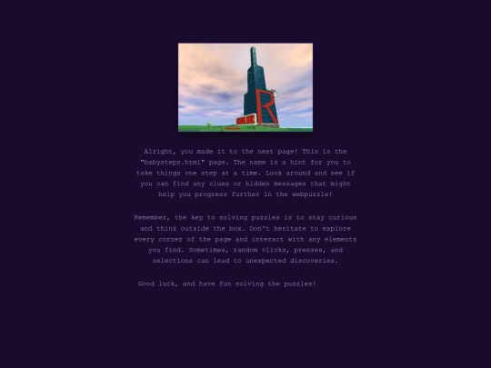 webpuzzle/babysteps screenshot