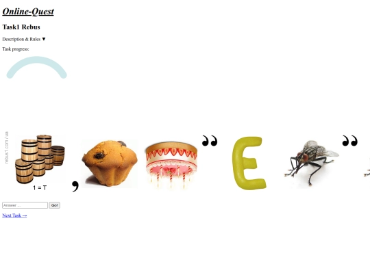 JQuery quest/task1 screenshot