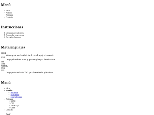 Listas screenshot