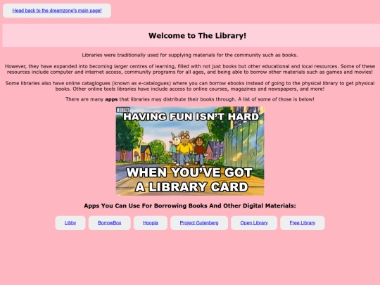 thelibrary screenshot