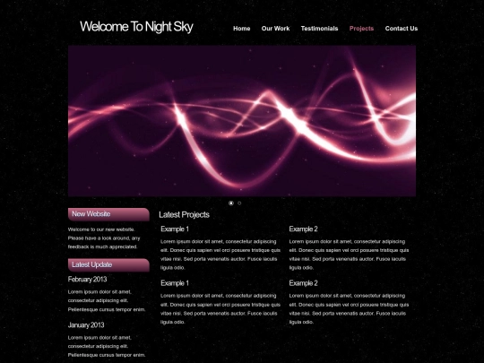 projects screenshot