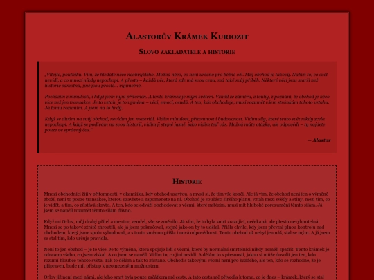 historie screenshot