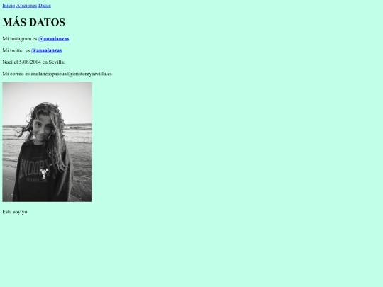 primera web/datos screenshot