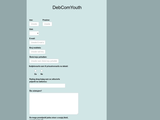 index screenshot