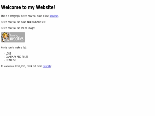 index screenshot