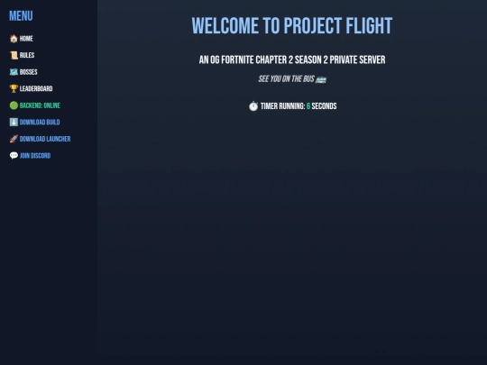 Project Flight sight screenshot