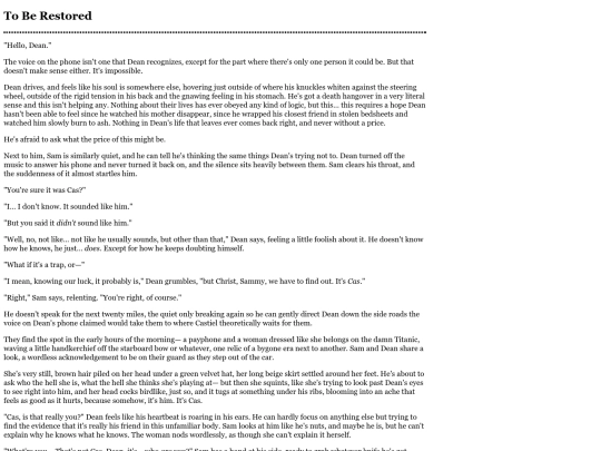 toberestored/ch1 screenshot