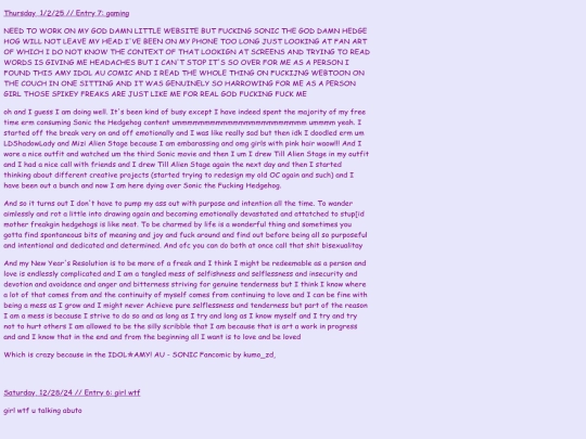 writing/supersecretdiary screenshot