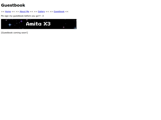 guestbook screenshot