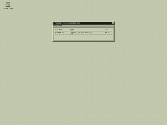history screenshot
