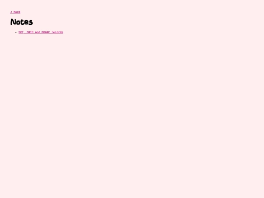 notes screenshot