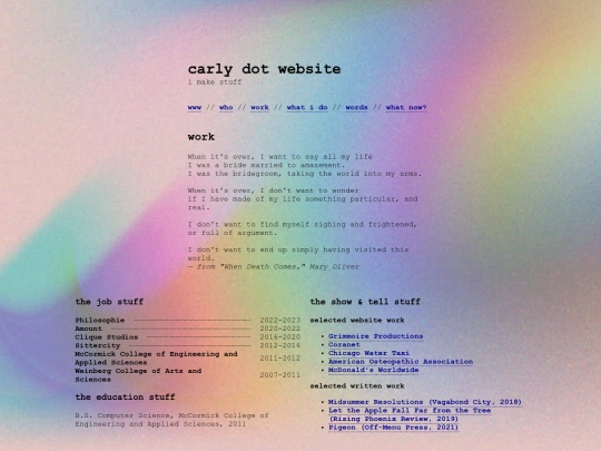 work screenshot