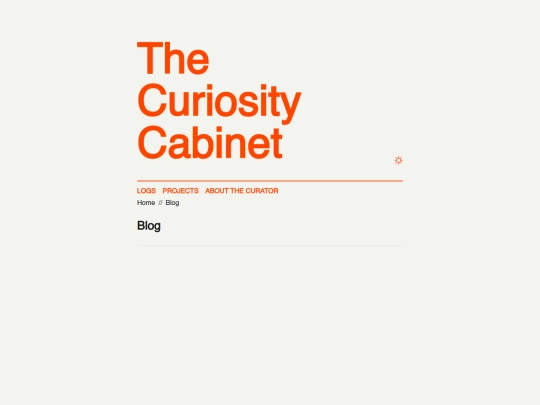 Blog screenshot