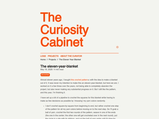 Projects/The-eleven-year-blanket screenshot