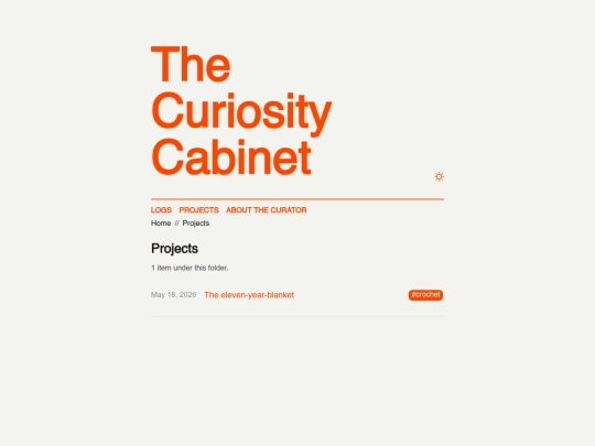 Projects screenshot