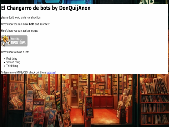 index screenshot