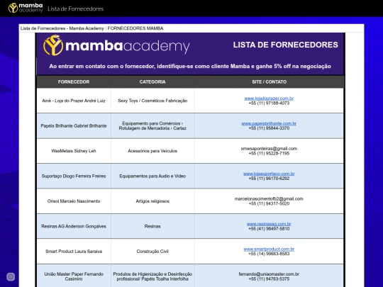index screenshot