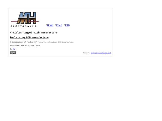 tag/manufacture screenshot