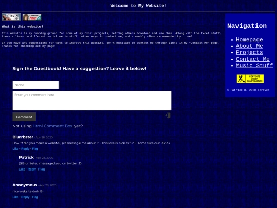 index screenshot