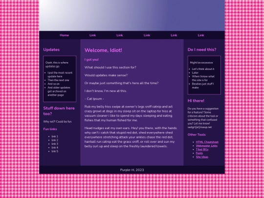 Pages/scratch screenshot