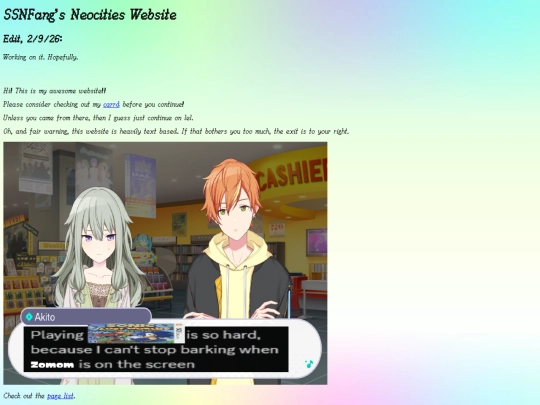 index screenshot