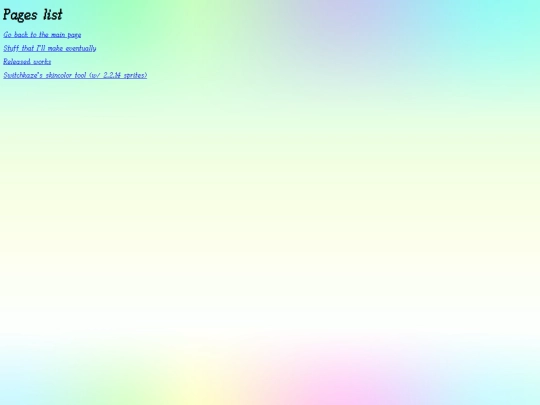 pageList screenshot