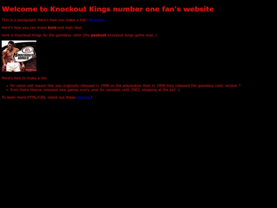 index screenshot
