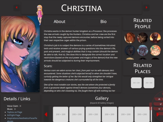 Characters/charaChristina screenshot