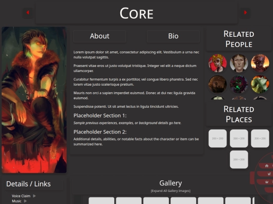 Characters/charaCore screenshot