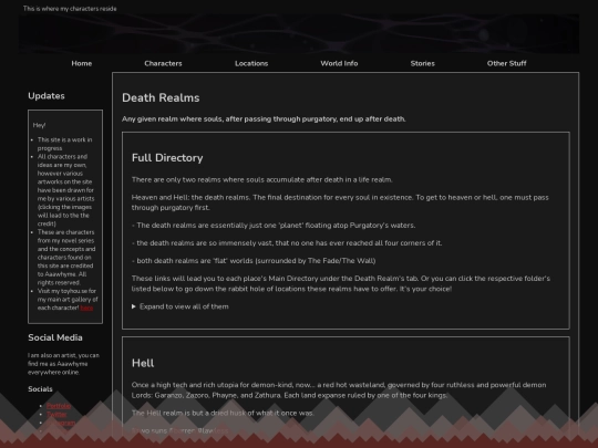 Locations/DeathRealms/directoryDeathRealm screenshot