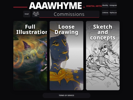 commissions screenshot
