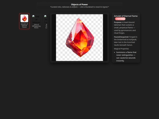 testingPages/objectsofpowertest screenshot
