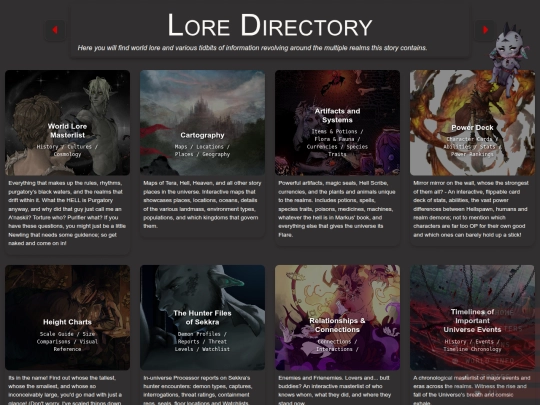 testingPages/worldInfoDirectoryTest screenshot