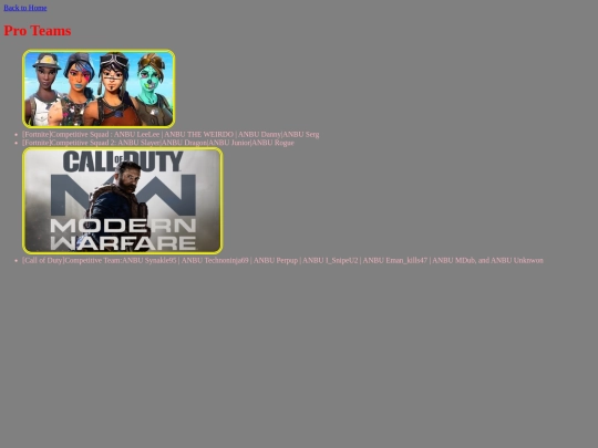 ProTeam screenshot