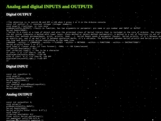 inputsandoutputs screenshot