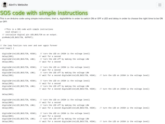 morseproject/blinking1 screenshot