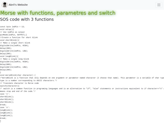 morseproject/blinking5 screenshot
