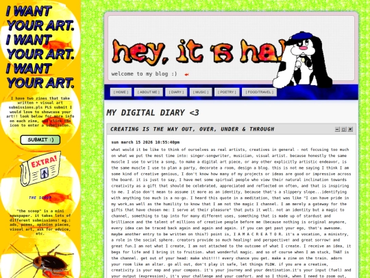 diary screenshot