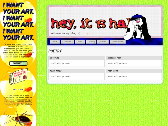 poetry screenshot