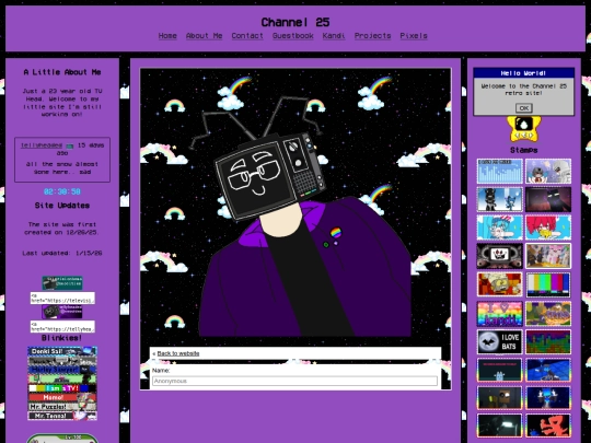 guestbook screenshot
