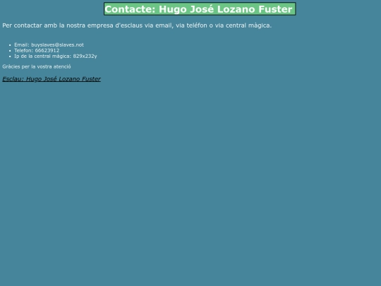contacte screenshot