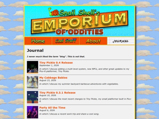 journal screenshot