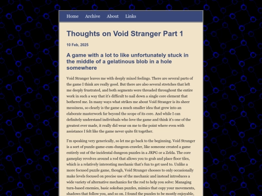 posts/2025-02-10-Thoughts-on-Void-Stranger-Part-1 screenshot