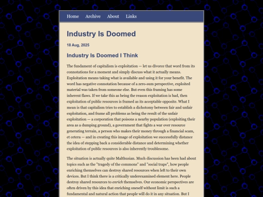 posts/2025-08-18-Industry-Is-Doomed screenshot